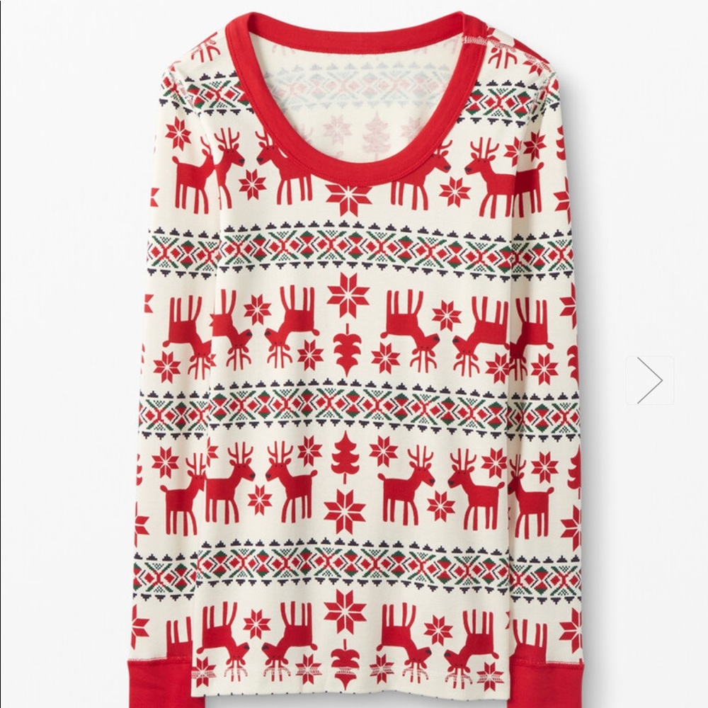 Hanna Anderson Dear Deer holiday pajamas